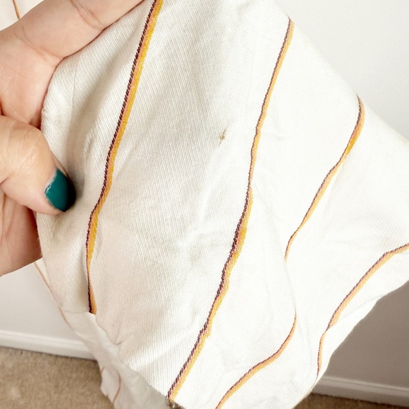 ANTHROPOLOGIE The Essential Yarn Dyed Jumpsuit Size 0 - Picture 6 of 9